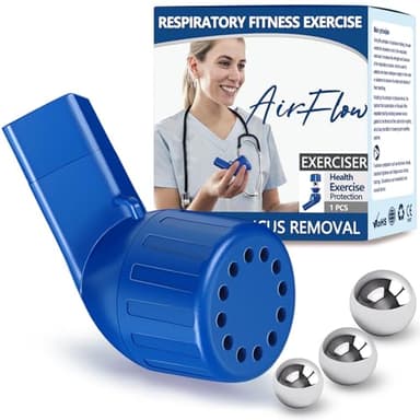 Flutter Valve, Breathing Exercise Device for Lungs, Natural Clearance, Breathing Trainer