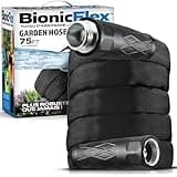 Bionic Flex 75 Foot Garden Hose, Flexible Water Hose Lightweight Weatherproof 75 Ft Garden Hose, Garden Hose 75 Ft Outdoor with 500 PSI, Kink Free, Manguera de Agua Flexible, As Seen on TV