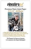 11" X 14" Premium Arctic Matte Inkjet Photo Paper - 50 Sheets