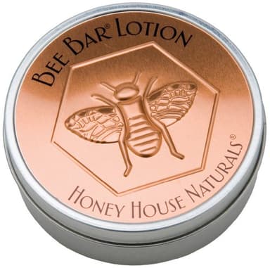 Honey House Naturals Hawaiian Bee Bar Beeswax Lotion for Skin Hand Cream & Solid Lotion, Unisex, 1 Count, 2 Oz
