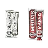 Marvis Whitening Mint and Cinnamon Mint Toothpaste Set, 3.8 oz