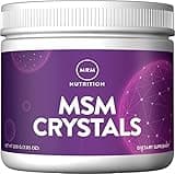 MRM Nutrition MSM Crystals | Methyl-sulfonyl-Methane Drink Mix | Joint Health | Hair + Skin + Nails | Bioavailable Form of Sulfur | Gluten-Free + Vegan | 200 Servings