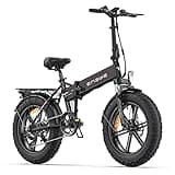 ENGWE EP-2 Pro Electric Bike 960W (Peak) Folding Ebike for Adults with 48V 13Ah Removable Battery Range 75Mile - 20" x 4.0 Fat Tire Electric Bicycle, 7 Speed Gear E-Bike for All Terrain