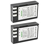 Kastar 2 Packs EN-EL9 Compatible Battery Replacement for Nikon EN-EL9, EN-EL9a, EN-EL9e Batteries and Nikon D40, D40x, D60, D5000, D3000 Cameras, Nikon MH-23 Charger