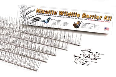 Nixalite Bird Spike Wildlife Barrier Kit (10ft, 5-2ft Strips)