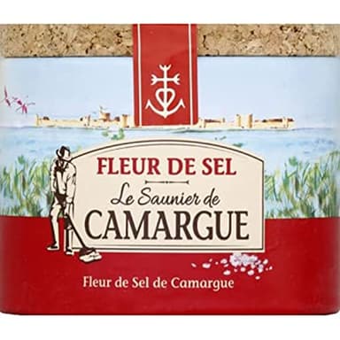 French Sea Salt Fleur de sel de Camargue by Le Saunier 4.4 oz