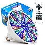 2024 Upgraded 50W Color LED Pool Light Bulb, 12V RGB Color Changing Pool Lights for Inground Swimming Pool, Replacement Bulb for Pentair Hayward Fixtures