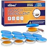 Roach Gel Bait Traps Indoor: Cockroach Killer Repellents for Small Large Cockroaches – Roach Deterrent Get Rid of Roaches for Homes and Kitchens – Pet Safe Roach Control 16 PCS