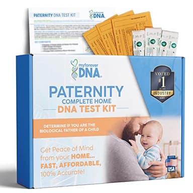 My Forever DNA® Home Paternity DNA Collection Kit | 24 DNA Markers | Private Results from Certified U.S. Lab | All Lab Fees & Return Shipping Included