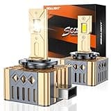 SEALIGHT D1S D1R LED Bulbs, 6000K Cool White for HID Assembly, HID Xenon Replace66144 66140 85140 85415 (85415C1) Fog Light Bulbs, Pack of 2