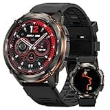 KOSPET Tank T3 Ultra 2 Smart Watch for Men GPS, Extra-Long Battery, Full Stainless Steel Body Rugged Smartwatch with Bluetooth Calling, 1.43" AMOLED Display, Pressure&Altitude&Compass