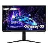 SAMSUNG 32-Inch Odyssey G3 (G30D) Series FHD Gaming Monitor, 1ms, 180Hz, AMD FreeSync, Adjustable Stand, Black Equalizer, Virtual Aim Point, Eye Saver Mode, Flicker-Free, LS32DG302ENXZA, 2024