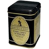 Harney & Sons Black Tea, Earl Grey Supreme with Silver Tips, 4 oz