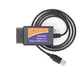 Obd2 Elm327 USB for FORScan with MS HS CAN Switch Compatible with Forscan Adapter for Ford F150 F250 Lincoln Mazda Mercury Code Reader Vehicle Scanner Diagnostic Programmer Tool