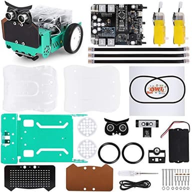 ELEGOO Owl Smart Robot Car Kit for Arduino Robotics for Kids Ages 8-12 12-16 STEM Science Kits Coding Robots Toys for 8+ Year Old Boys Girls Teens Circuits Engineering Building Projects
