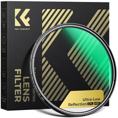 K&F CONCEPT 82mm Ultra-Low Reflectivity Circular Polarizers Filter 28 Multi-Layer Coatings Ultra-Slim High Definition Polarizing Camera Lens Filter (Nano-X Series)