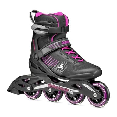 Rollerblade Zetrablade Women's Adult Fitness Inline Skate, Black and Pink, Performance Inline Skates