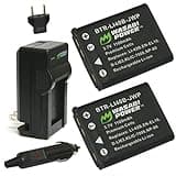 Wasabi Power Battery (2-Pack) and Charger for Kodak KLIC-7006, LB-012 and Kodak PIXPRO FZ55, FZ53
