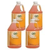 Zep Citrus Cleaner and Degreaser - 1 Gallon (Case of 4) 45524 - Concentrated, Removes Grease, Grime, Oil and Soils from Concrete, Metal and Other Hard Surfaces