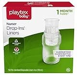 Playtex Baby Nurser Pre-Sterilized Disposable Bottle Liners, Closer to Breastfeeding, 4 oz, 150 Count (Pack of 1)