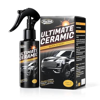 Real Ceramic Coating for Cars Polish (3.38 Fl Oz), Unmatched Shine Car Wax Coating Spray, No Pungent Smell, Quick Detailer Spray Wax, Lasts 50+ Washes Car Paint Sealant