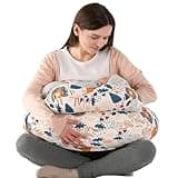BATTOP Nursing Pillow for Breastfeeding with Removable Cover,Feeding Pillow for More Support for Mom and Baby,Adjustable Waist Strap Breastfeeding Pillow,Plus Size Baby Pillow