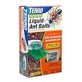 TERRO T1804-6 Outdoor Ready-to-Use Liquid Ant Bait Killer and Trap - Kills Common Household Ants - 4 Bait Stations