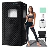 Sauna Box, Portable Steam Sauna for Body Relaxation, Portable Sauna for Home, Personal SPA Steam Sauna with 3L /1500W Steamer, 9 Levels Temp Control, Full Body Sauna Tent for Spa,Indoor,Outdoor