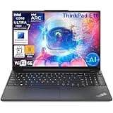 Lenovo ThinkPad E16 G2 16" FHD+ AI Business Laptop Computer, Intel 16-Core Ultra 7 155H (Beat i7-13705H), Arc Graphics, 32GB DDR5 RAM, 1TB PCIe SSD, WiFi 6E, Backlit KB, FR, Windows 11 Pro, AZ-XUT