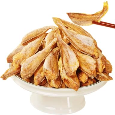 Premium Yellow Fish Crisps - 6 Pack (180g) |Crispy Fish Snacks| Ready-to-Eat Asian Seafood Treat (3 Pack)