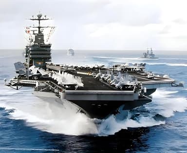 Aircraft Carrier USS Navy Ship Military Aircraft Puzzle 500 Pieces - Wooden Jigsaw Puzzles for Family Games - Suitable for Teenagers and Adults