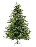 Fraser Hill Farm 9-Ft. Foxtail Pine Artificial Christmas Tree with Stand and No Lights, Unlit Foldable Fake Tree with Realistic Foliage for Home Decoration