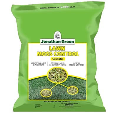 Jonathan Green (11457) Lawn Moss Control - Pesticide for Lawns (5,000 Sq. Ft.)