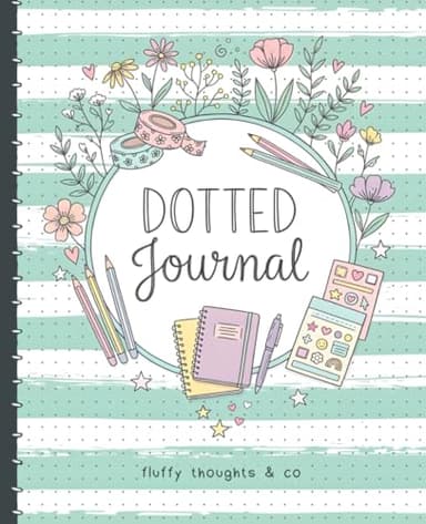Bullet Style Dotted Journal: A Premade and Undated Dot Grid Notebook | 12 Months