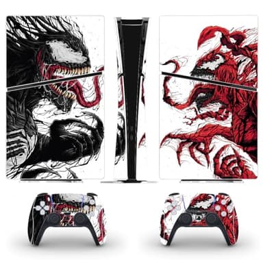 PEYANZ Vinyl Skin Compatible with PS5 Slim (Digital Edition) | HD Print, Scratch Resistant, Bubble-Free Application
