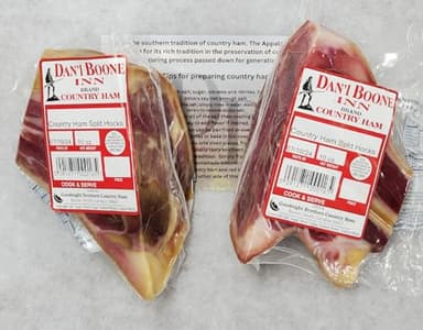Dan'l Boone Country Ham Hocks 2/10 Oz Seasoning Bone With Product Info Card DOES NOT REQUIRE REFRIGERATION UNTIL OPENED