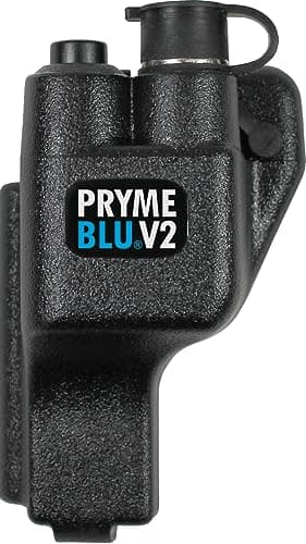 PRYMEBLU® BT-523-V2 Bluetooth Wireless PTT Button and Headset Adapter(Version 2) - Fits: All Radios with JEDI Style(x23) Connectors Including Motorola