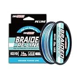 OBSEQUIO Braided Fishing Line X8 - Super Strong High Abrasion Resistance Pro Grade Power Performance - for Saltwater or Freshwater Fish Colored Fishing Line Braid (14lb(164yards))