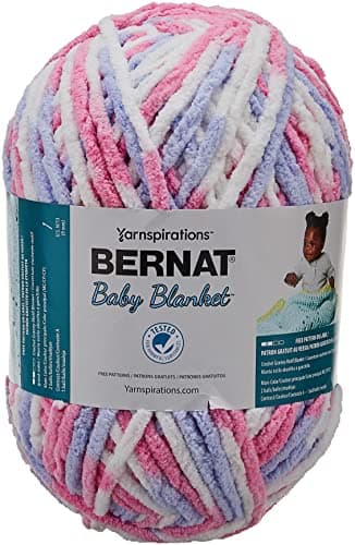 BERNAT BABY BLANKET YARN 300G 10.5 OZ, PINK BLUE OMBRE