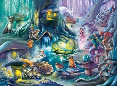 Ravensburger Enchanting Forest - 150 Piece XXL Jigsaw Puzzle for Kids | Magical Adventure | Promotes Creativity and Concentration | FSC-Certified