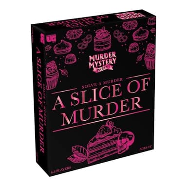 Murder Mystery Party, A Slice of Murder, Dinner Party Game Interactive Role Play Mystery for Adults Ages 18+