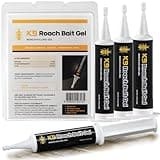 Ultimate Roach Killer Indoor Home (4 PCS) - Cockroach Gel Bait Syringes - Roach Killer Indoor Infestation - Effective Cockroach Killer with 97% Efficacy (99% German) Fipronil 0.05% - Fast Results
