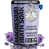 Coach Soak Recovery Bath Soak - Faster Absorption Than Epsom Salt for Pain - Rejuvenating Magnesium Flakes with 21 Minerals, Essential Oils & Bath Salts, 3lbs (Calming Lavender)