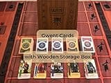Gwent All 5 Decks 526 Premium Cards with Wooden Storage Box (All DLC Expansion Cards Included) for The Witcher Lovers!