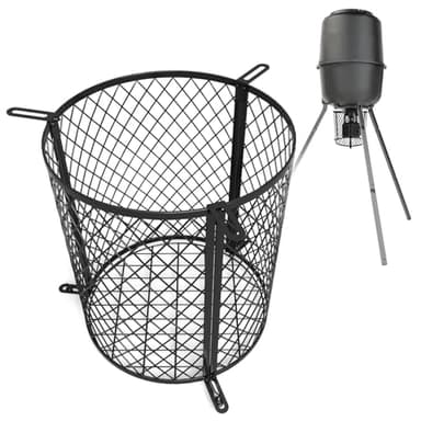 12” x 13.4” Deer Feeder Varmint Guard, Heavy-Duty Varmint Cage for Deer Feeder, Prevent Squirrels, Raccoons & Critters from Stealing Feed, Universal Fit for Most Feeders