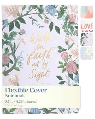 Eccolo Wallpaper Lined Journal – 256 Ruled Pages with Gilded Edges, Durable Covers, Lay-Flat Sewn Binding, Portable Size for Notebook Journaling & Note-Taking, 8.25 x 5.8 Inches