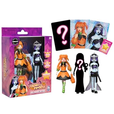 PhatMojo Dress to Impress — Mystery Models — Small Dolls 3-Pack — Halloween Edition — Series 2 — Includes DLC Code — Officially Licensed Collector Set