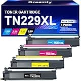 TN229XL TN229 XL /V Toner Cartridge High Yield 4-Pack with Chip Compatible for Brother TN229 TN229XL Toner Cartridges MFC-L3720CDW L3780CDW HL-L3280CDW L3220CDW L3300CDW Printers TN229 TN-229 TN229XXL