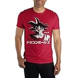 Dragon Ball Z Goku Kanji Mens Red Graphic Tee Shirt- XL