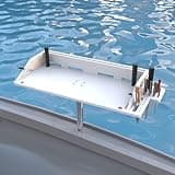 Spirrelab 31" x 13" Bait Cutting Board for Boat with Rod Holder Mount Plier Storage and Knife Slot, Fish Cleaning Station Fishing Fillet Table